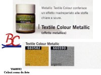 Textile Metallic 9900, 50 ml,  Varie Colorazioni