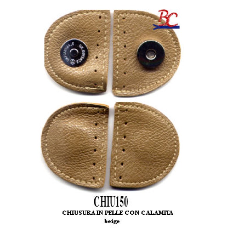 CHIUSURA IN PELLE CON CALAMITA