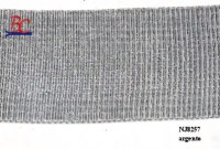 NASTRO PLISSE ORO-ARG H.7cm MT.15
