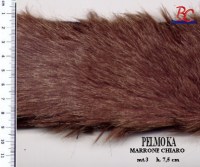 PELLICCIA BORDO MOKA CM.7.5