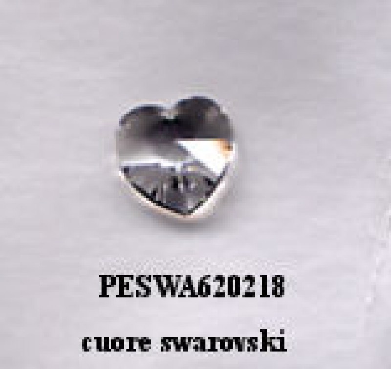 PERLE CUORE SWAROVSKI MM.18 PZ.24