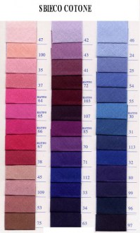 Cartella Colori Sbieco Cotone