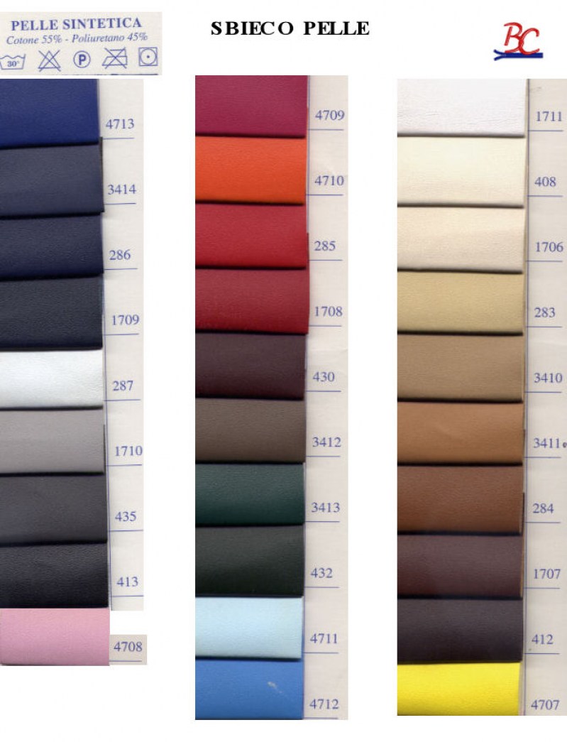 Cartella Colori Sbieco Pelle