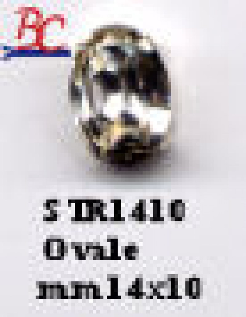 STRASS OVALE mis.14/10 pz.24