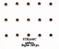 STRASS/TERMO SU FOGLI DA168 PZ.ART.44 C.