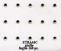 STRASS/TERMO SU FOGLI DA168 PZ.ART.44 C.