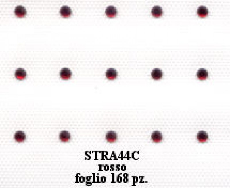 STRASS/TERMO SU FOGLI DA168 PZ.ART.44 C.