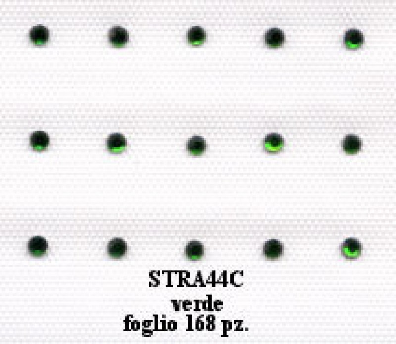 STRASS/TERMO SU FOGLI DA168 PZ.ART.44 C.