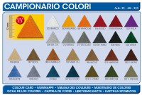 CARTELLA COLORI TOPPE TR39 E TR40